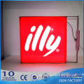 LED illuminated acrylic square light box